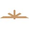 Ekena Millwork Kennewick Timber Gable Bracket, Western Red Cedar, 84"W x 24"H x 1 1/2"D x 5 1/2"F, 7/12 Pitch GBW084X24X0206KEN00SWR - alternate 1